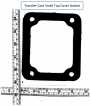 transfer case small top cover gasket