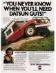 Datsun Guts Ad