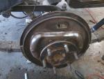 left rear backing plate after taking apart