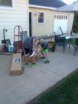 Opening the boxes