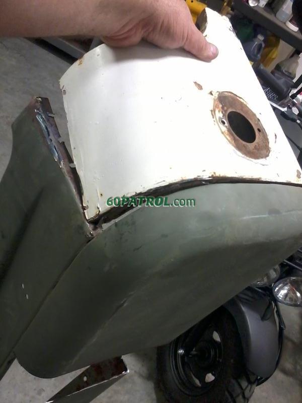 new front driver side fender