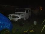 Moved into the driveway