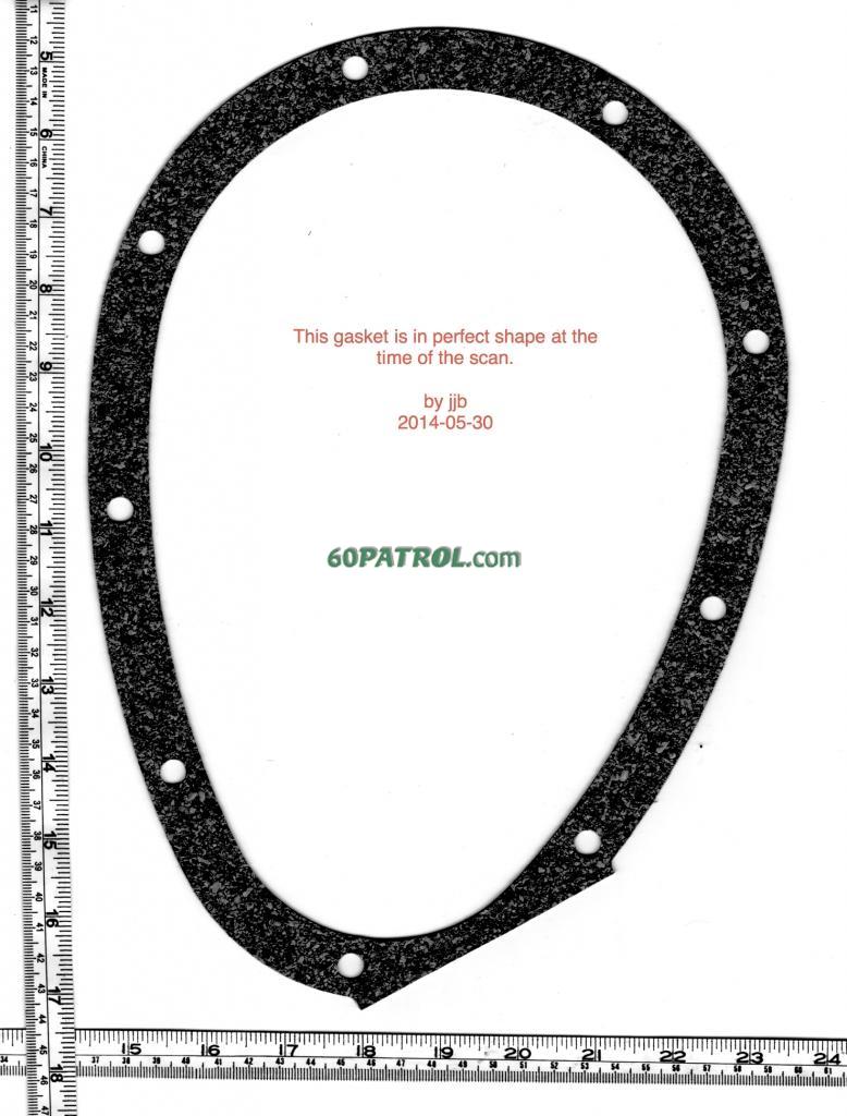 Timing Cover Gasket Template