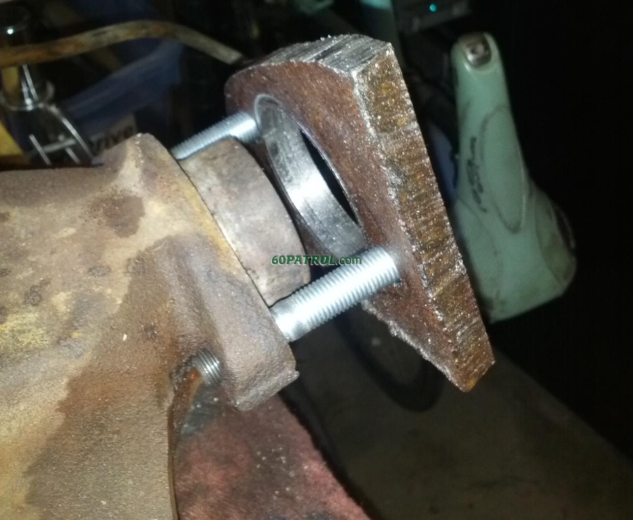 Homemade Exhaust Flange -- Phase 1