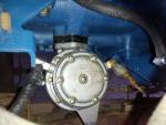 Trying the double spacer on the fuel pump