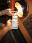 LUX reading - Low beam at 9.81 volts