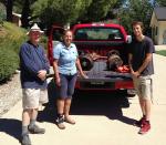 Akle haulin at the ranch