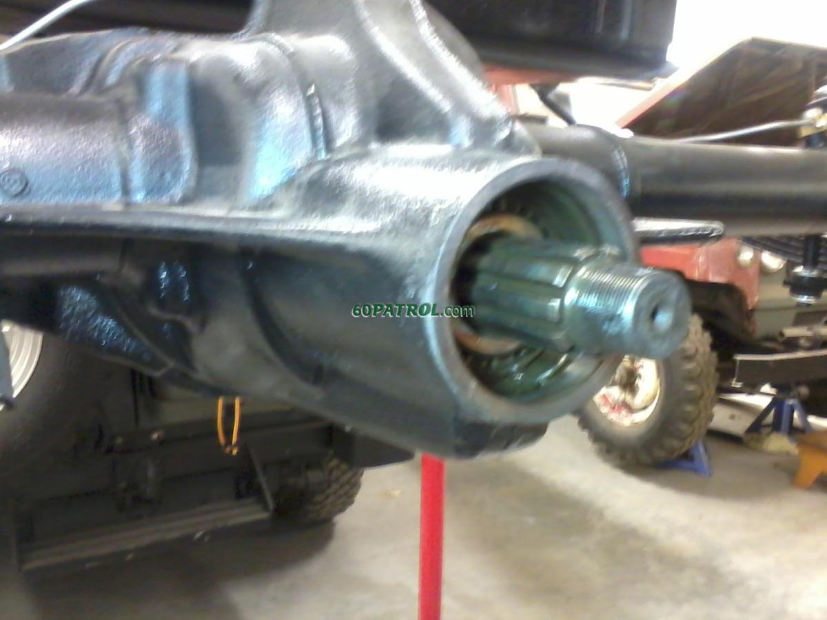 clean and new seals diff rear
