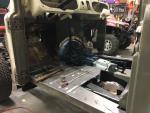 drivers side new floor pan