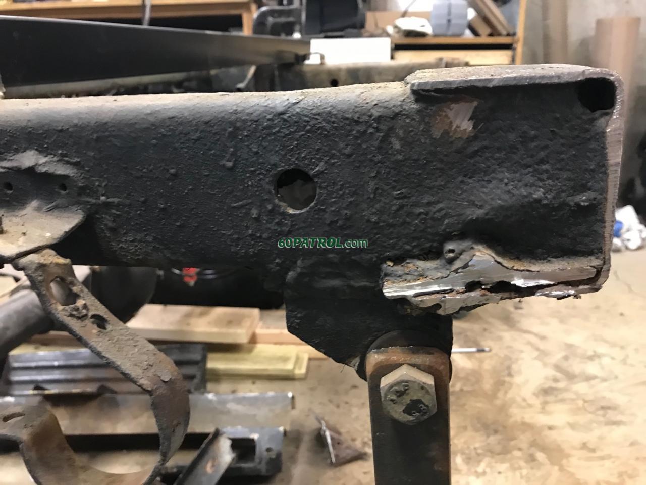 rear Crossmember - scarey welds 3