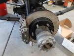 front disc brake modification