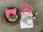 Prototype rear disk caliper bracket