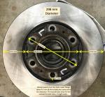 brake rotor hub mods