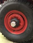 Hub cap front with modified